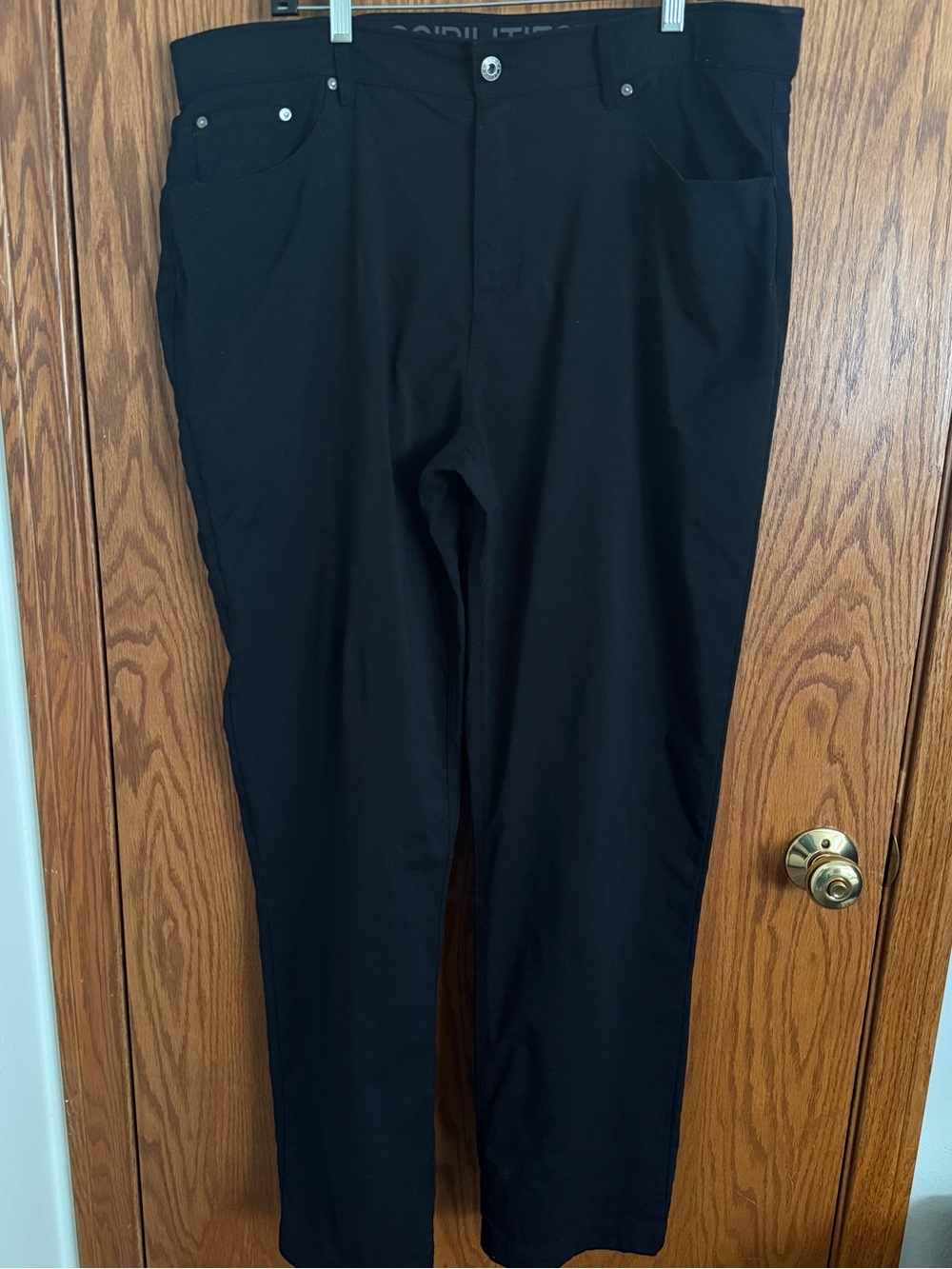 Gerry Black Performance Stretch Pants Hiking Outdoor Travel Men's Size 38" x 32"